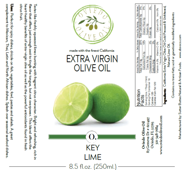 key lime olive oil