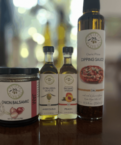 dipping sauce, oil, vinear, jam