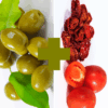 sun-dried tomato tapenade, olive tapenade