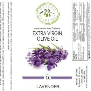 levender infused olive oil, oviedo olive oil