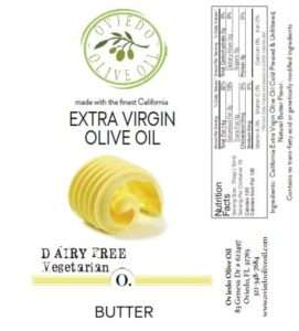 butter olive oil, butter infused olive oil, butter flavored olive oil