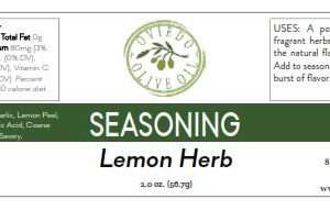 lemon herb seasoning, oviedo olive oil seasonings, oviedo olive oil, seasonings and rubs