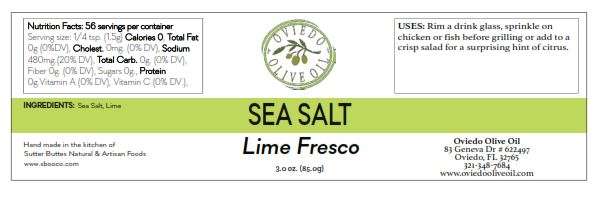 lime fresco salt, oviedo olive oil salt, oviedo olive oil seasonings