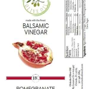 pomegranate balsamic vinegar, oviedo olive oil vinegar