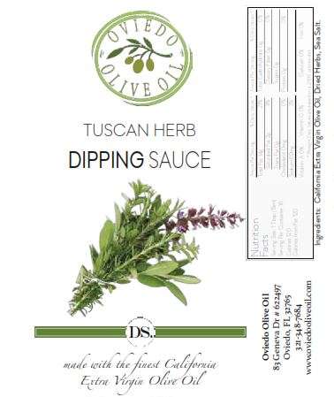 tuscan herb dipping suace, oviedo olive oil sauce, dipping oils