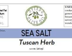 tuscan herb sea salt, Oviedo Olive Oil sea salts