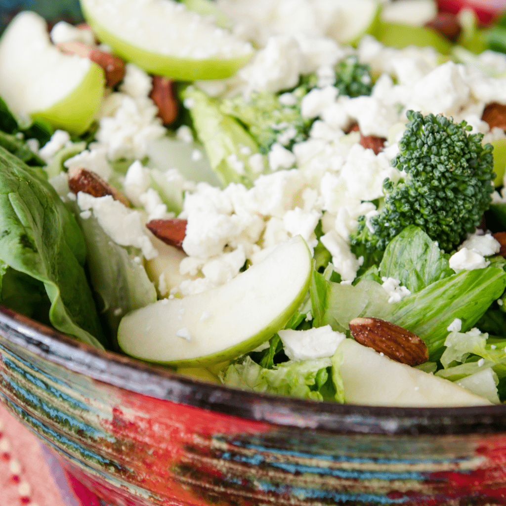 Granny Smith apple salad, summer salad