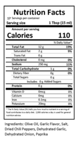 nutrition facts