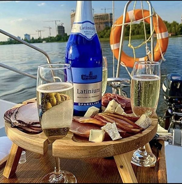Mini Folding Picnic Charcuterie Table - Image 4