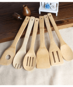 6-piece Bamboo Utensil Set