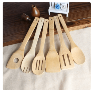6-piece Bamboo Utensil Set
