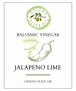 Jalapeno Lime Balsamic vinegar, spicy vinegar, white balsamic vinegar