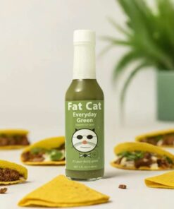 fat cat everyday green, jalapeno green hot sauce, salsa verde