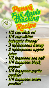 How to Make a Panera Fuji Apple Dressing Copycat with Arbequina Olive Oil and White Balsamic Vinegar