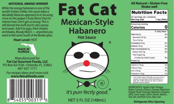 Fat Cat Mexican Style Habanero - Image 2