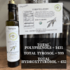Coratina EVOO, highest polyphenol olive oil, non-bitter olive oil, bold olive oil. single estate olive oil