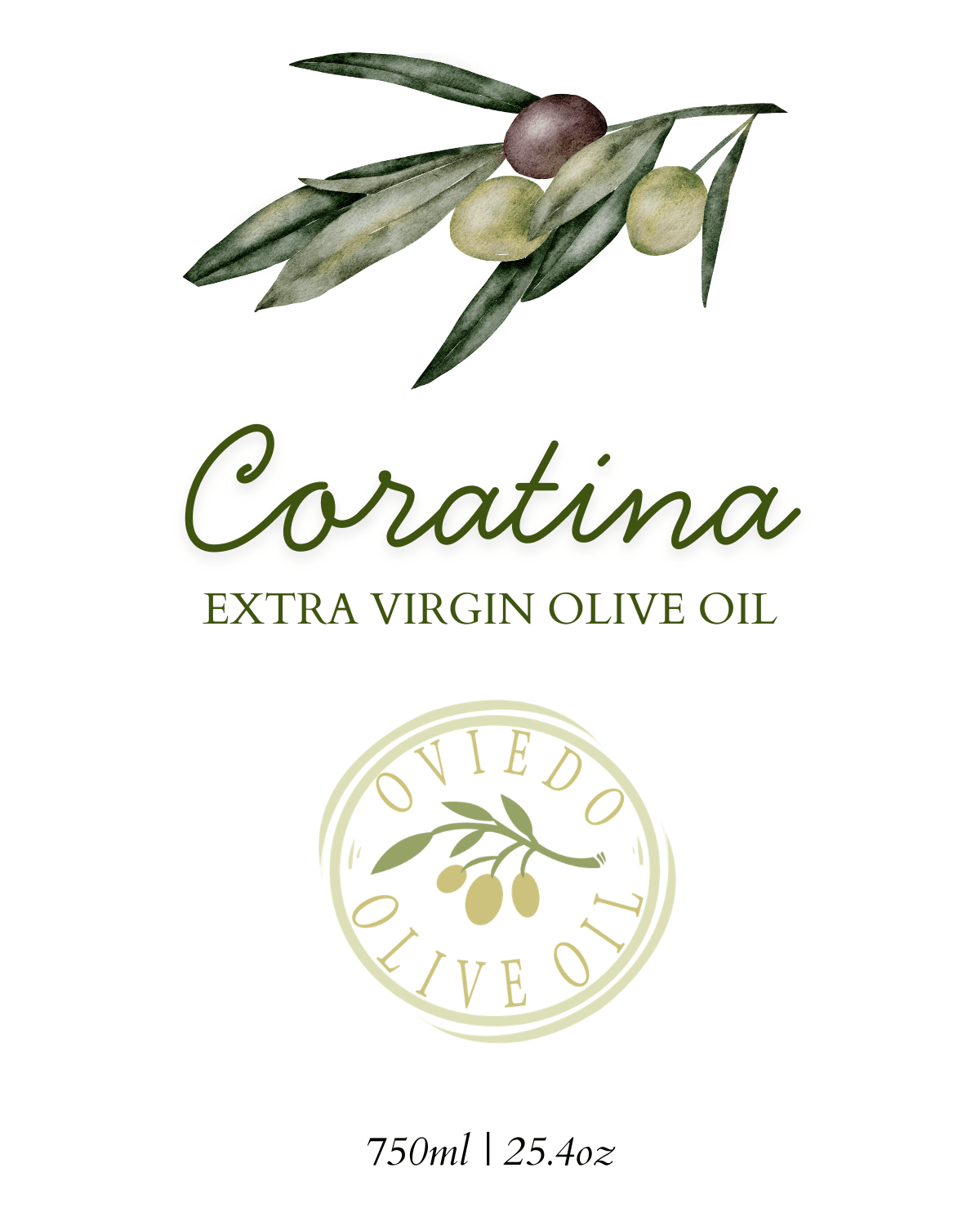 Coratina EVOO, highest polyphenol olive oil, non-bitter olive oil, bold olive oil. single estate olive oil