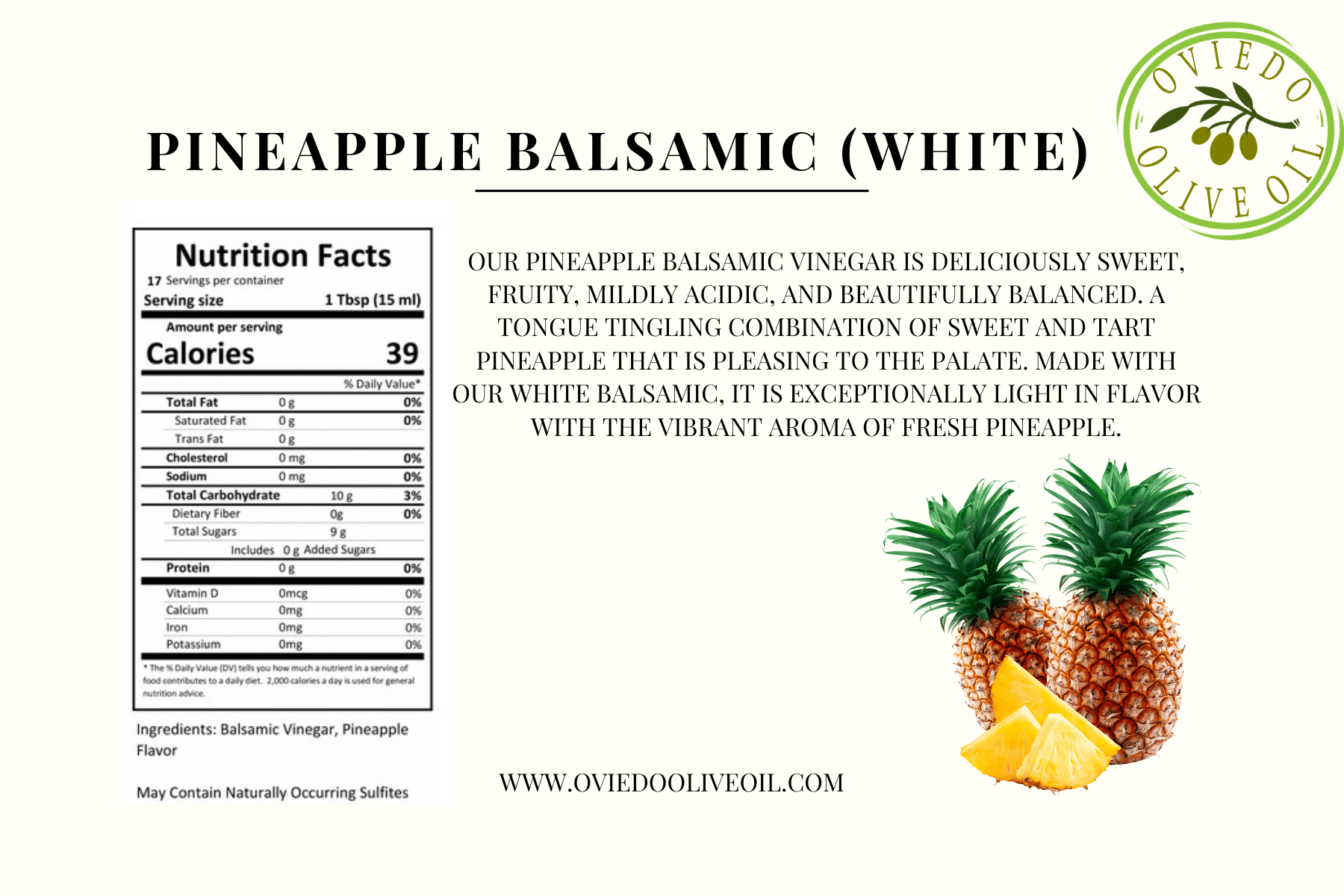 Pineapple Balsamic Vinegar - Image 6
