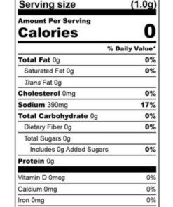 Le Sel Gris French Grey Sea Salt, Celtic Salt, French Grey Sea Salt, Celtic Salt Nutrition Facts