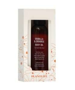vanilla orange body oil, olive oil body oil, natural body oil, plantlife body oil