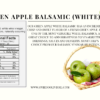 Green Apple Balsamic Vinegar White